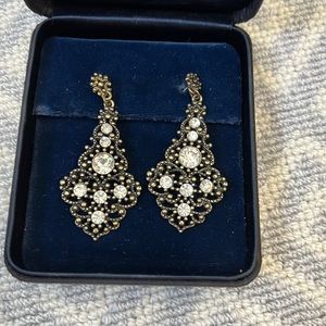Vintage costume chandelier earrings